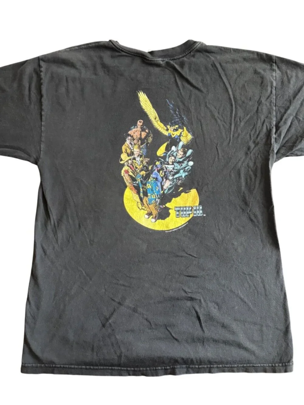 Vintage Marvel Hanes Heavyweight Superhero Graphic Tee Black XL - Picture 3 of 3